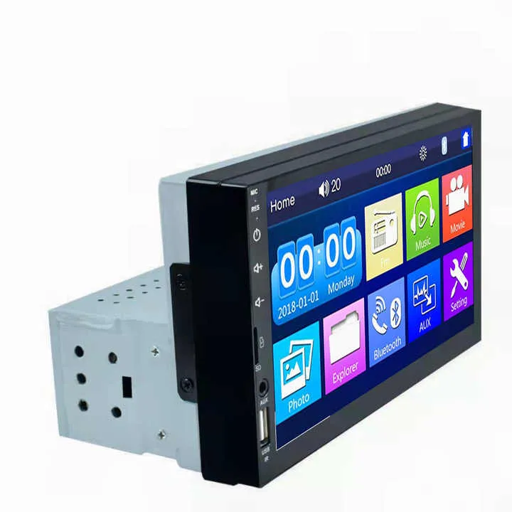 وحة قيادة سيارة عالمية 7 بوصة MP5 GPS . 7 Inch Universal Car Dashboard MP5 GPS Stereo LCD