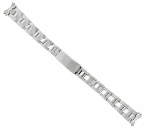 13MM OYSTER WATCH BAND FOR LADY ROLEX 6916 6917 6919 69173 69139 SHINY CENTER SS