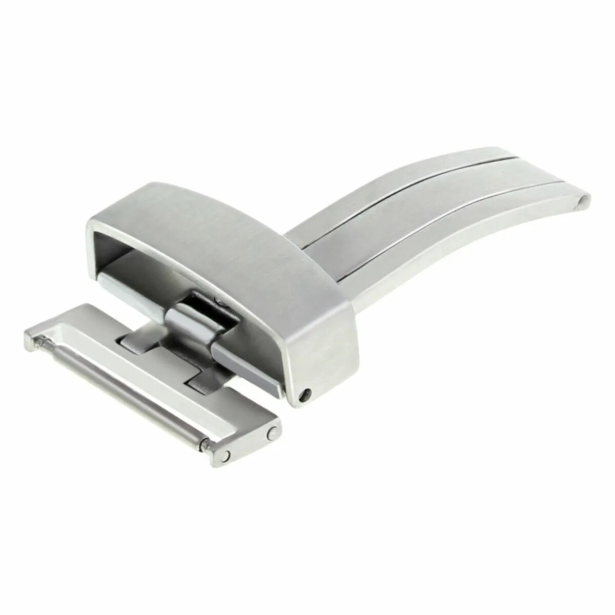 14-16-18-20-22-24MM SINGLE FOLD DEPLOYMENT CLASP WATCH BUCKLE STAINLESS STEEL