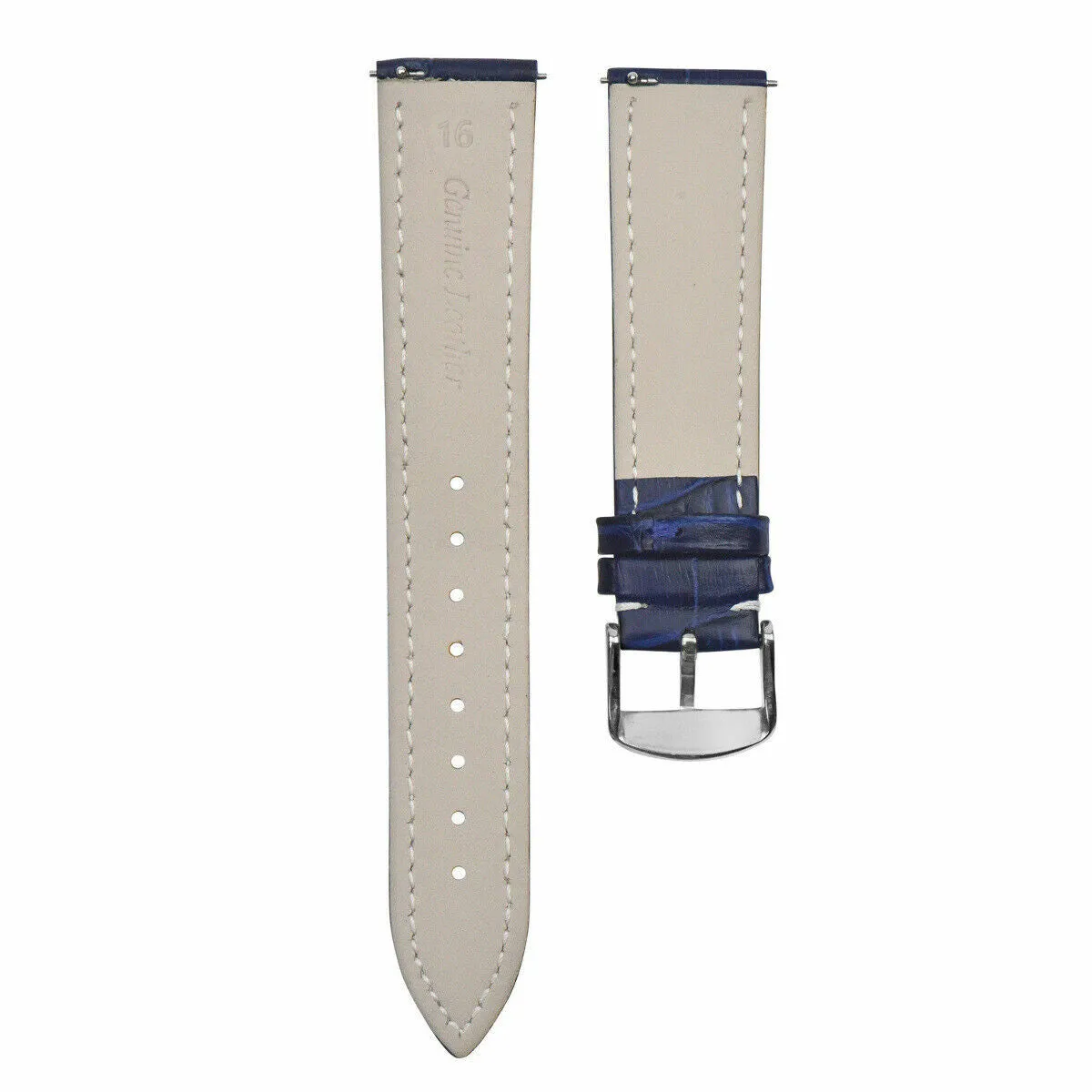 16-18-19-20-22-24MM LEATHER WATCH BAND STRAP-QUICK RELEASE FOR SEIKO 5 KINETIC