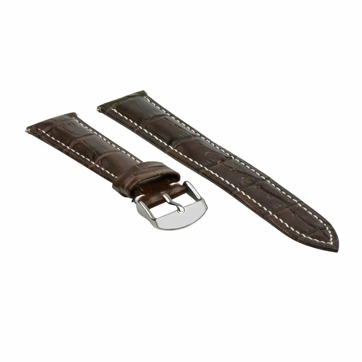 16-18-19-20-22-24MM LEATHER WATCH BAND STRAP-QUICK RELEASE FOR SEIKO 5 KINETIC
