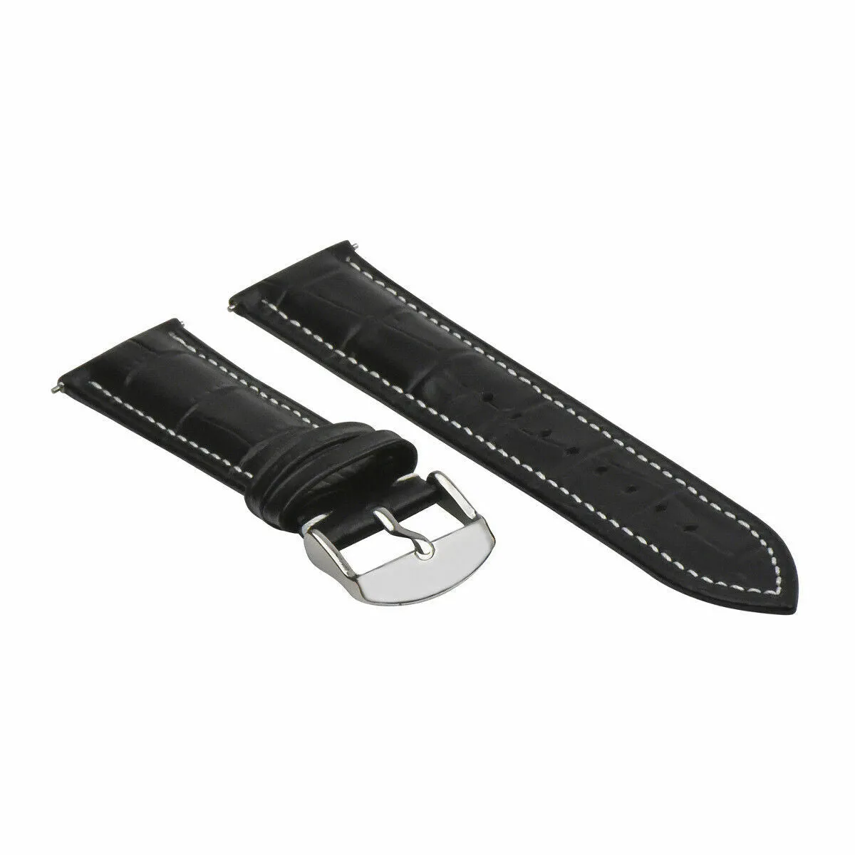 16-18-19-20-22-24MM LEATHER WATCH BAND STRAP-QUICK RELEASE FOR SEIKO 5 KINETIC