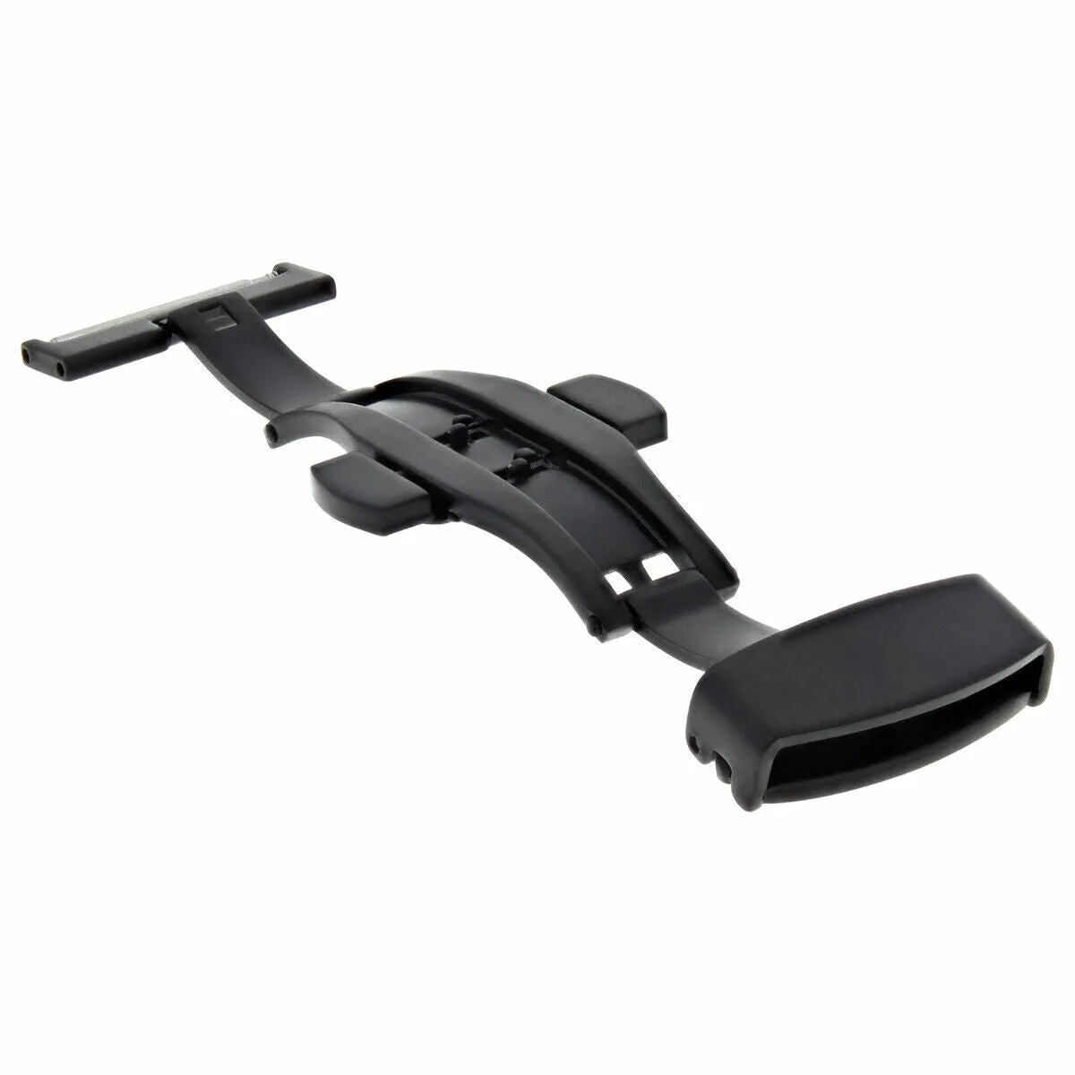 16MM DEPLOYMENT BAND CLASP STRAP WATCH STRAP BUCKLE BLACK PVD MATTE