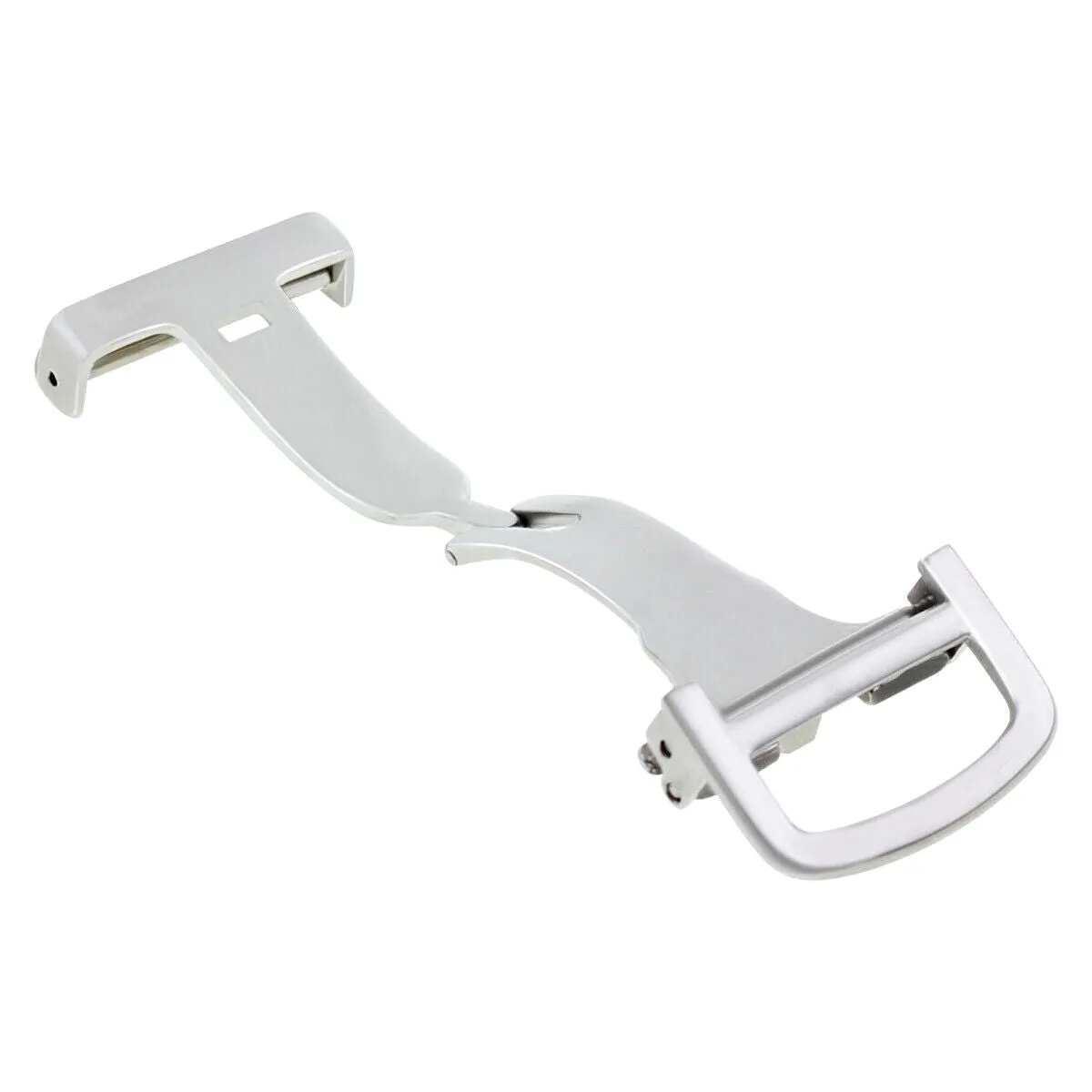 16MM DEPLOYMENT STRAP BAND BUCKLE CLASP FIT CARTIER BALLON BLEU WATCH STAINLESS