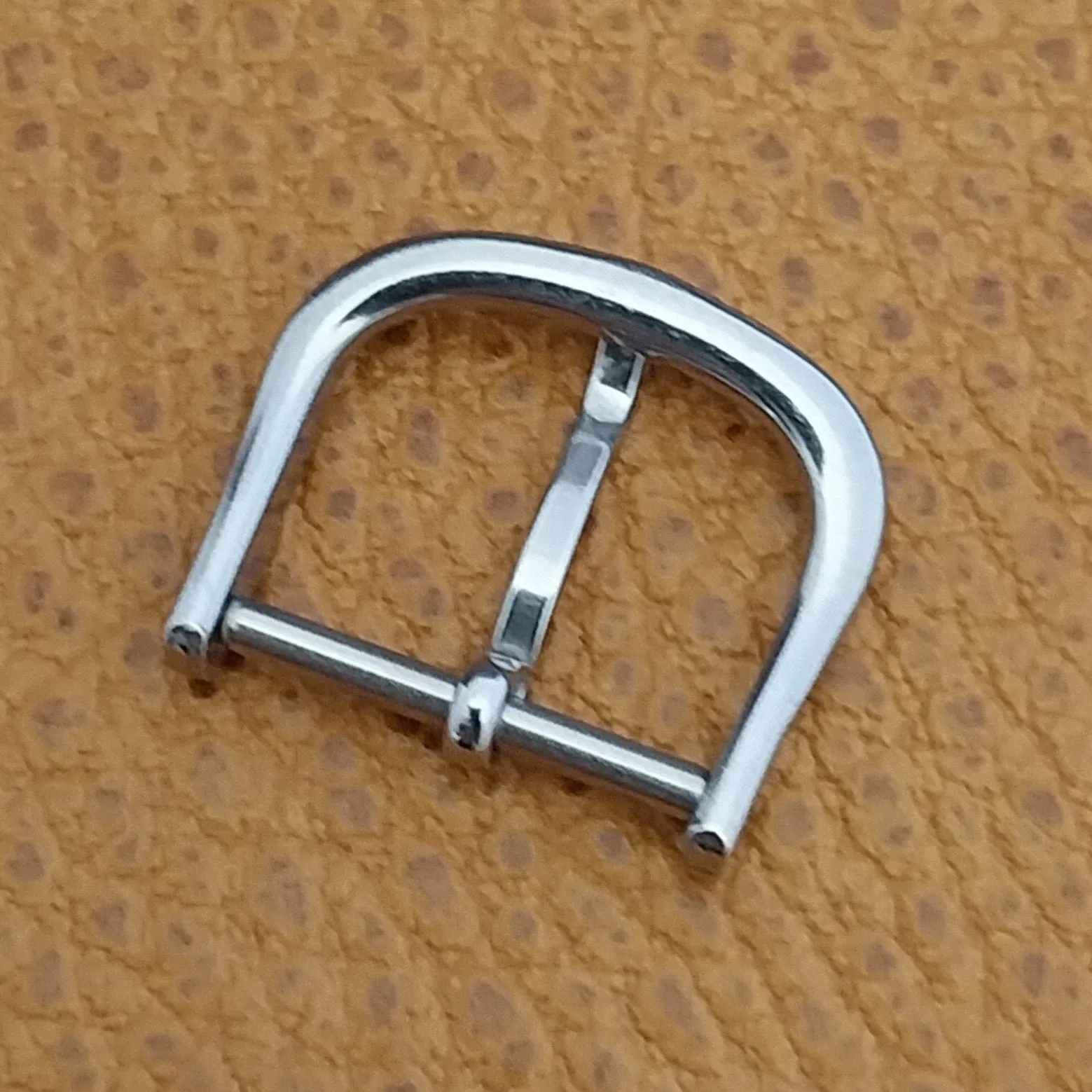 16mm Opening Vintage INOX Stainless Steel Unused Watch Band Buckle