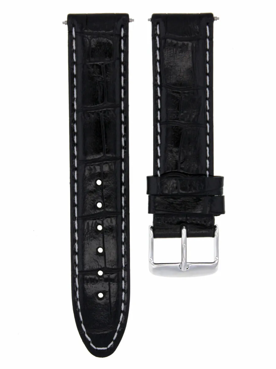 18-19-20-22-24-26MM SMOOTH LEATHER WATCH BAND STRAP FOR WATCHES FITS ANY BRAND