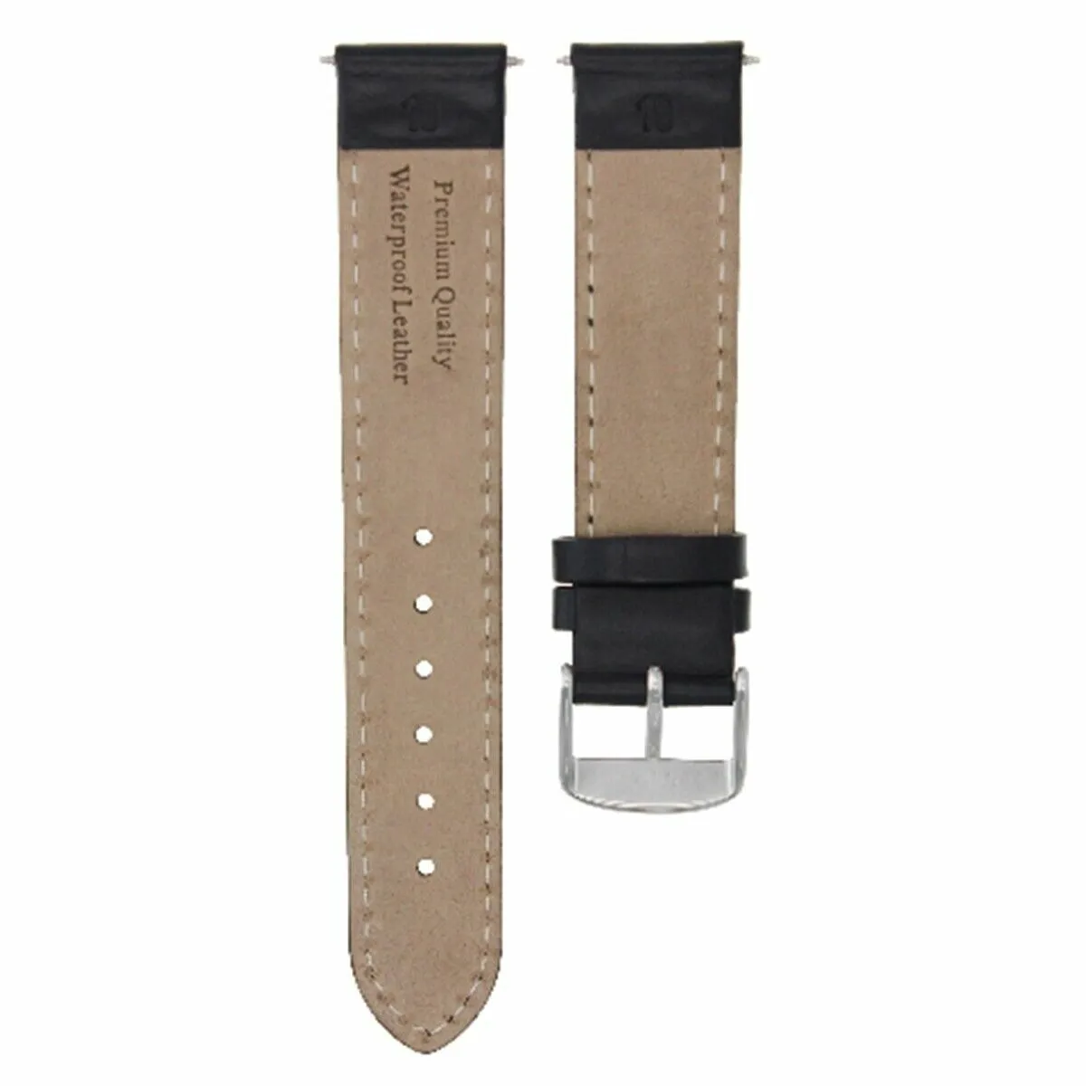 18-19-20-22-24-26MM SMOOTH LEATHER WATCH BAND STRAP FOR WATCHES FITS ANY BRAND