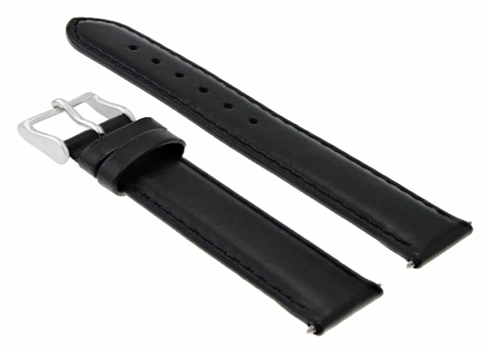 18-19-20-22-24-26MM SMOOTH LEATHER WATCH BAND STRAP FOR WATCHES FITS ANY BRAND