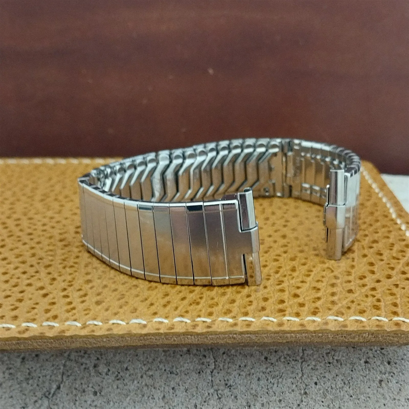 18mm 19mm Stainless Steel JB Champion USA nos 1960s Vintage Watch Band