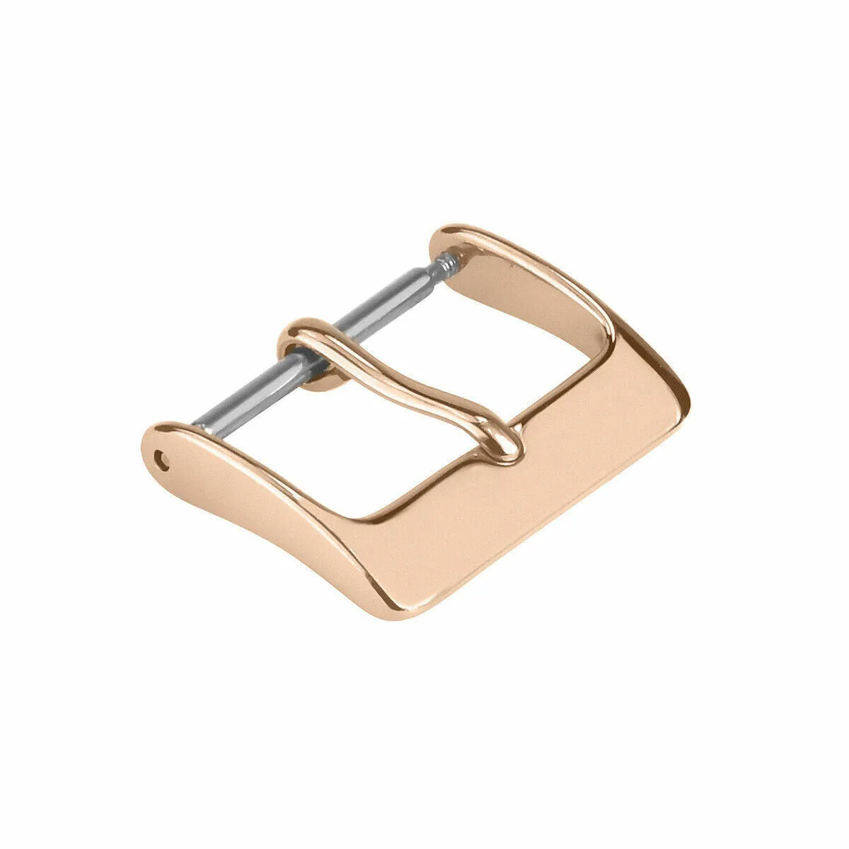 18MM ROSE COLOR WATCH BAND PIN BUCKLE CLASP FOR LEATHER RUBBER WATCH STRAP