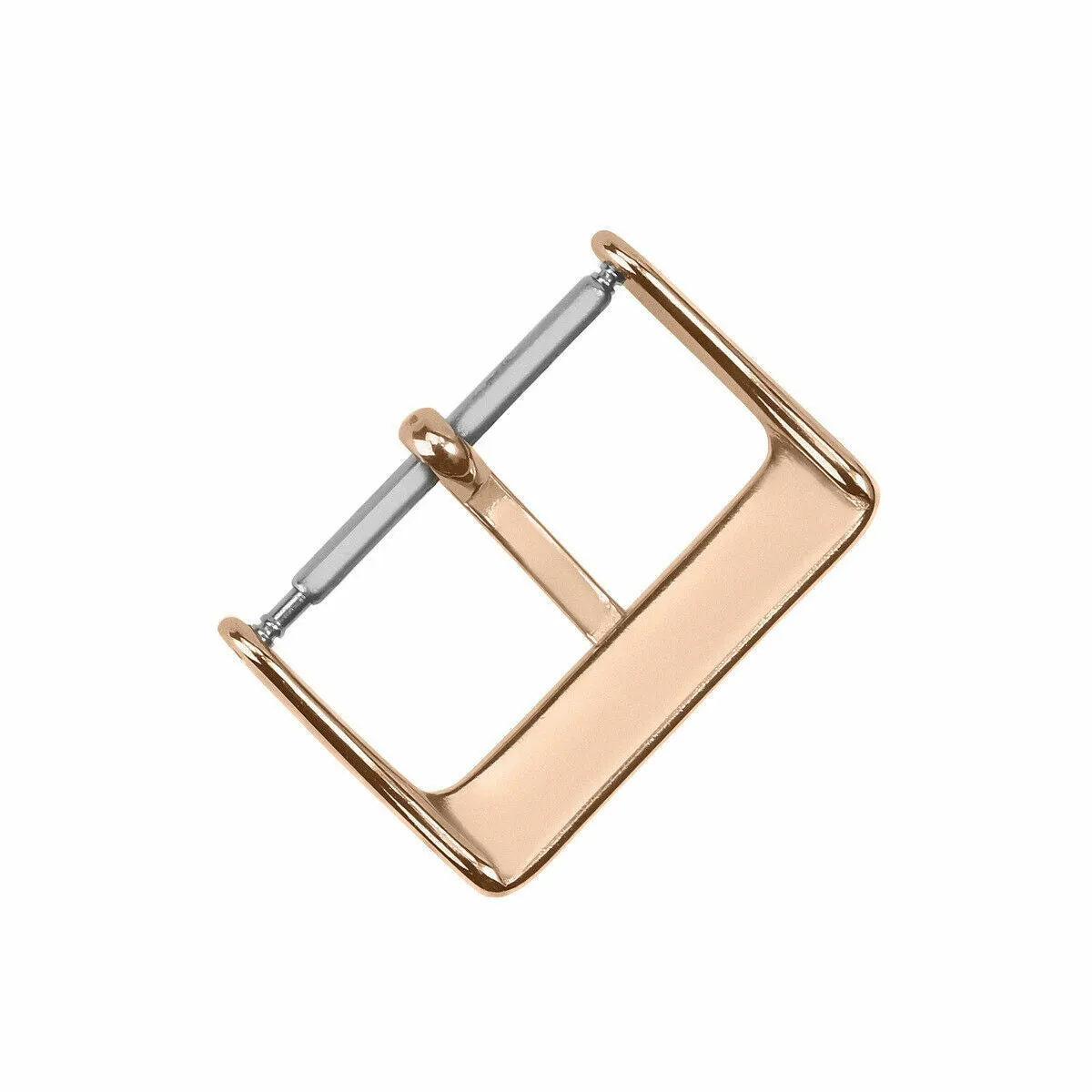 18MM ROSE COLOR WATCH BAND PIN BUCKLE CLASP FOR LEATHER RUBBER WATCH STRAP