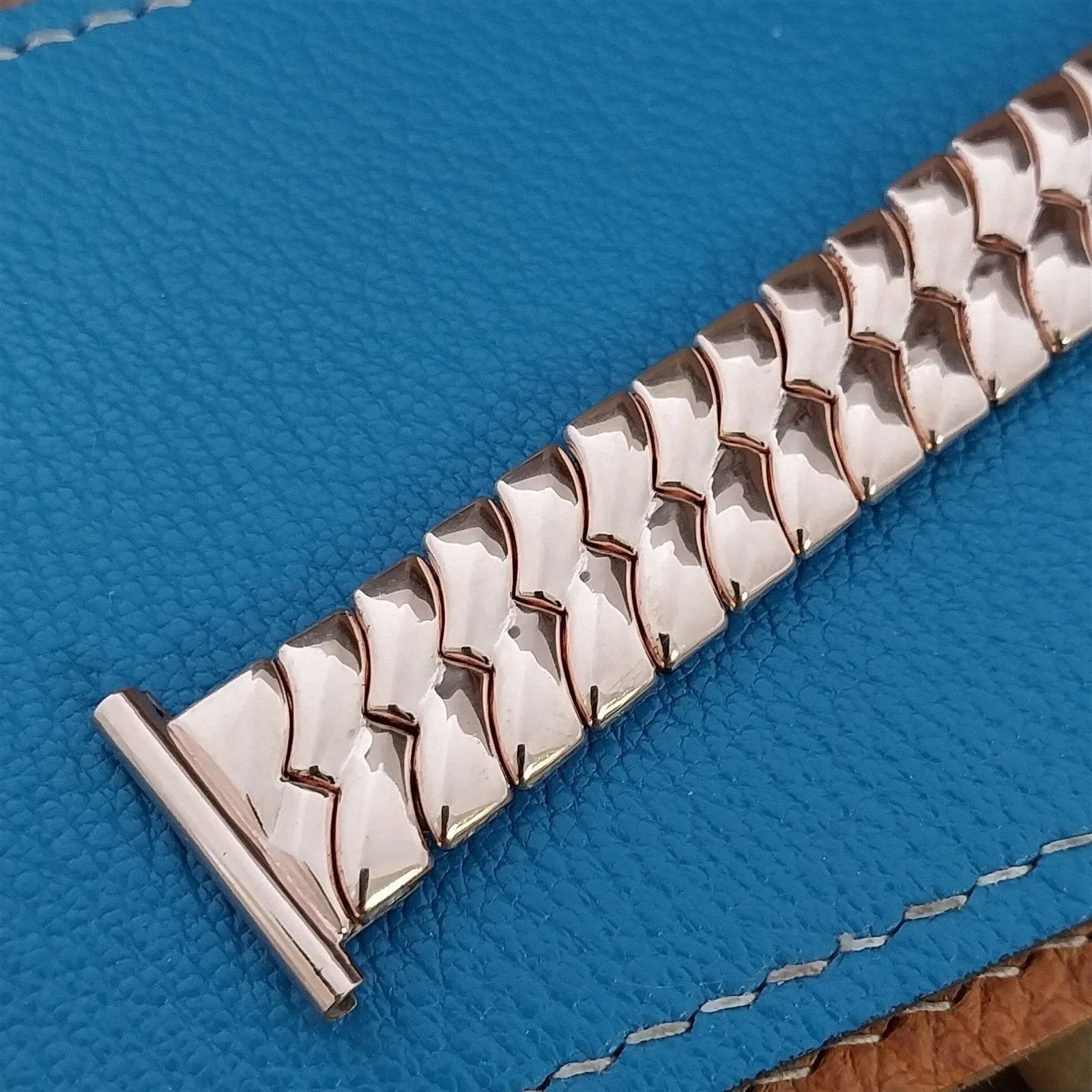 1940s 10k Rose Gold Filled Classique 19mm 18mm 16mm Unused Vintage Watch Band
