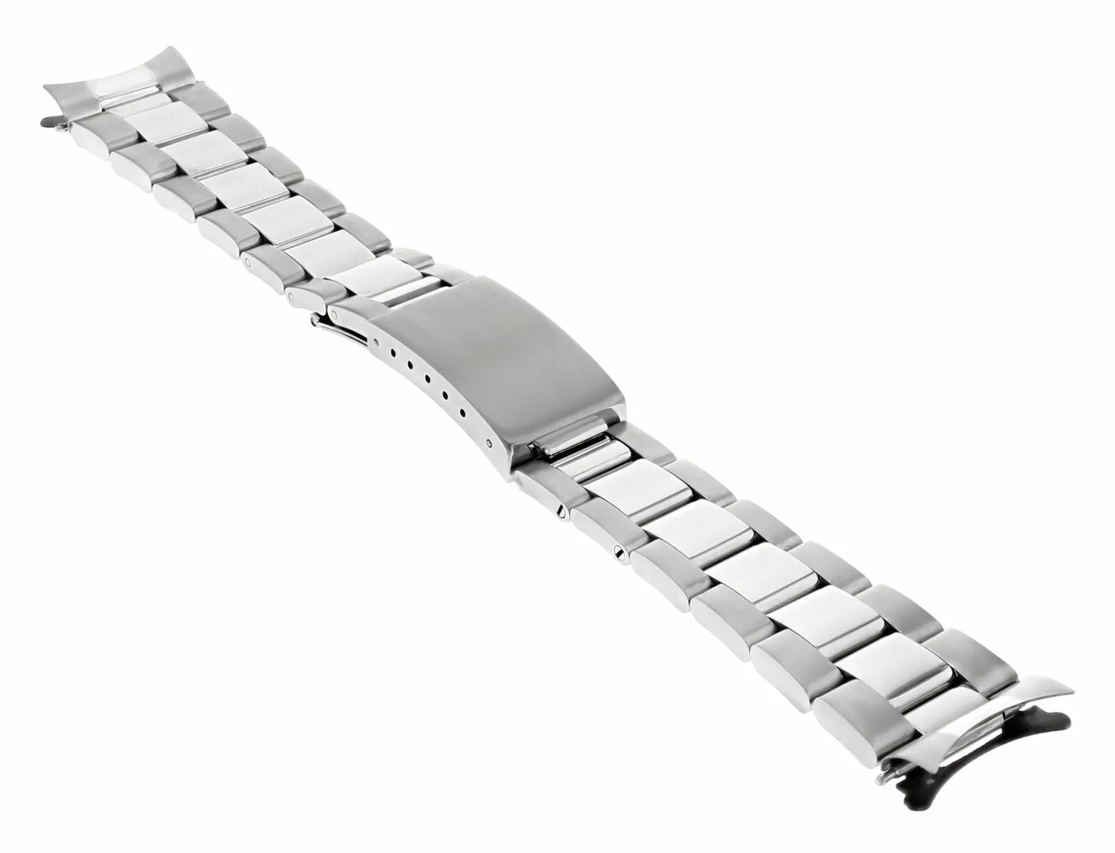 19MM OYSTER WATCH BAND SOLID FOR 78350 ROLEX DATE 34MM POLISH CENTER S/STEEL