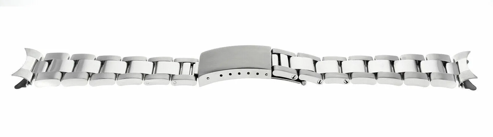 19MM OYSTER WATCH BAND SOLID FOR 78350 ROLEX DATE 34MM POLISH CENTER S/STEEL