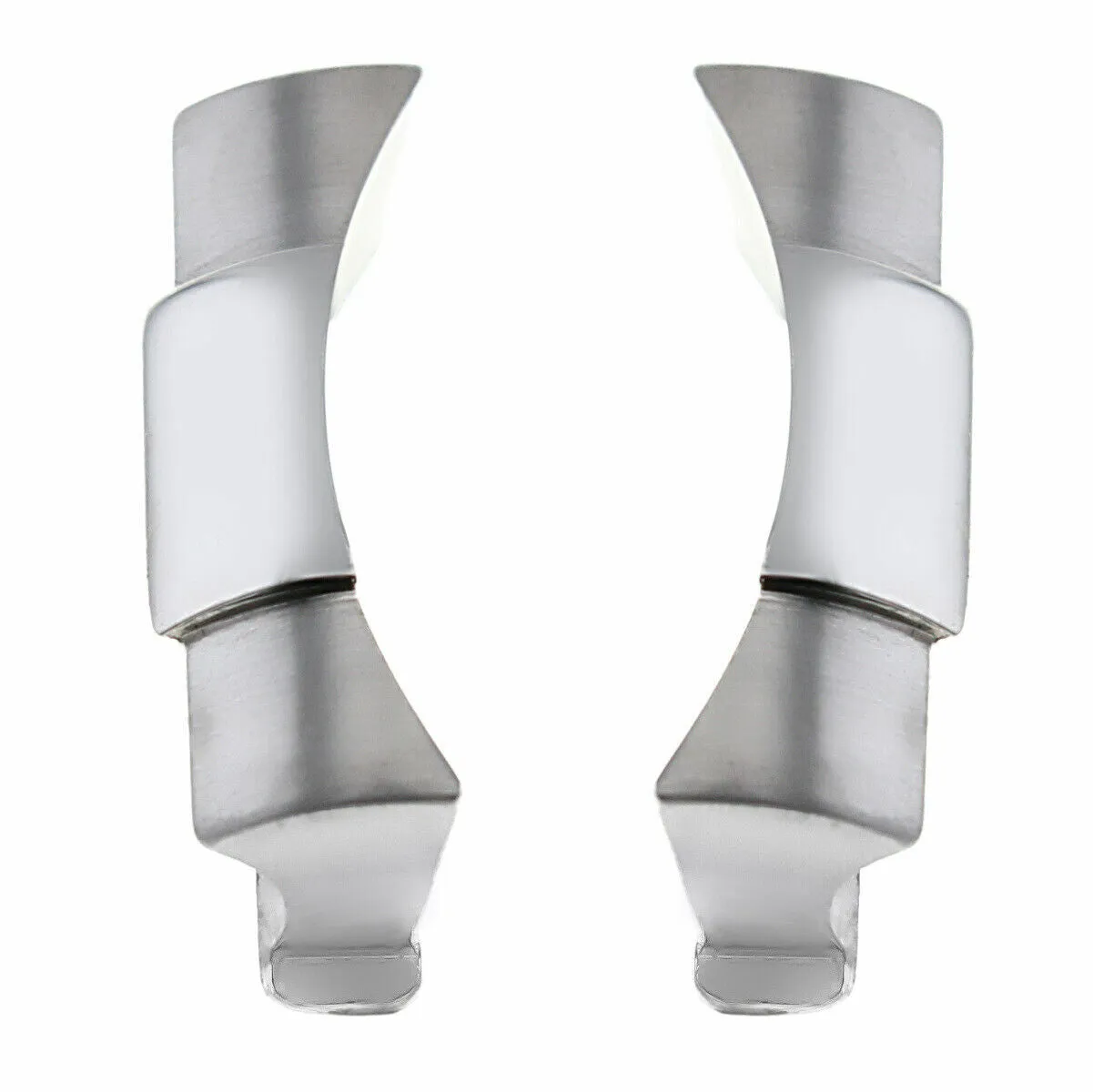 2 PCS CUSTOM STRAP END LINK FOR ROLEX DAYTONA ZENITH 16523 16528 SHINY CENTER