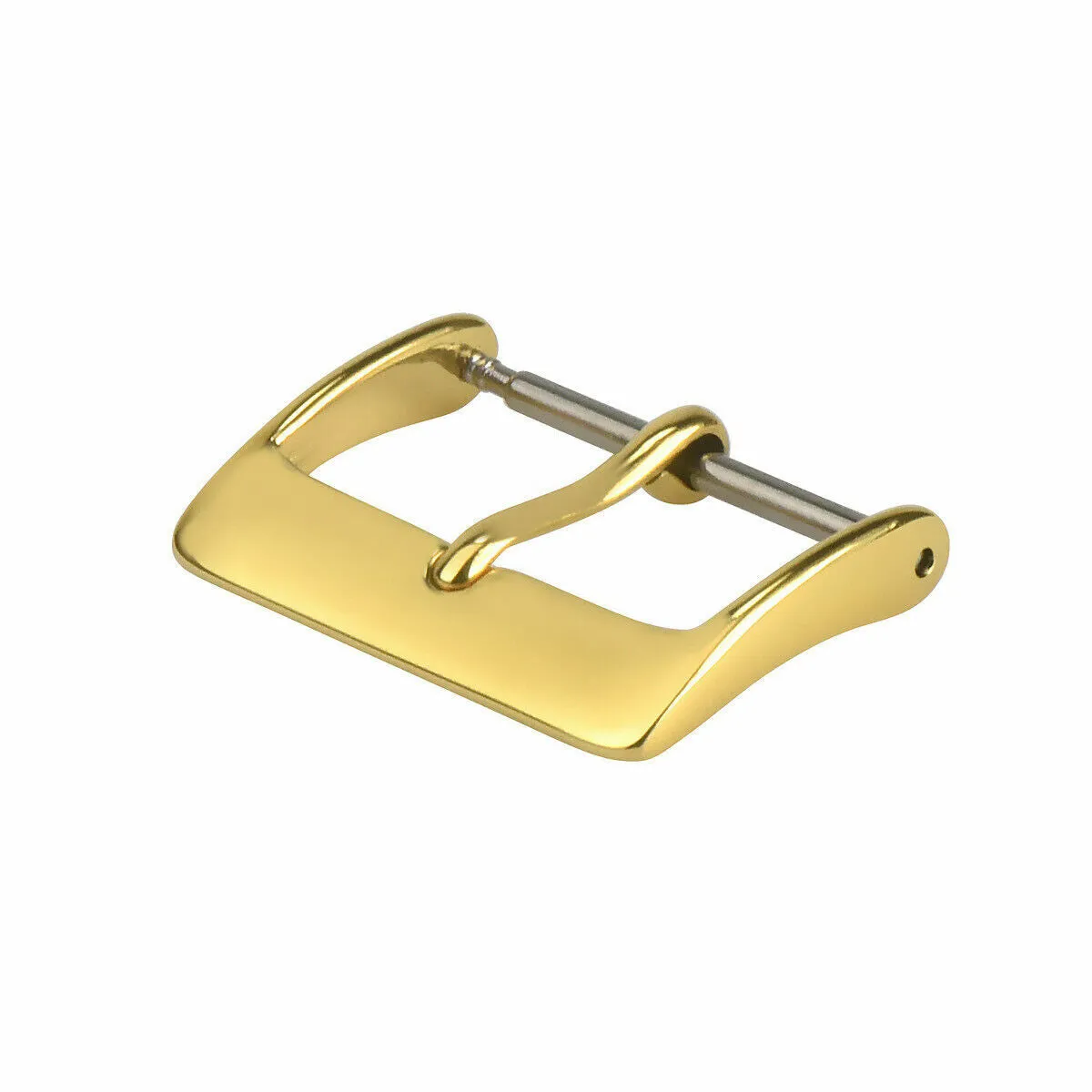 20MM GENUINE ITALIAN LEATHER WATCH BAND STRAP FOR ZENITH GOLD COLOR BUCKLE