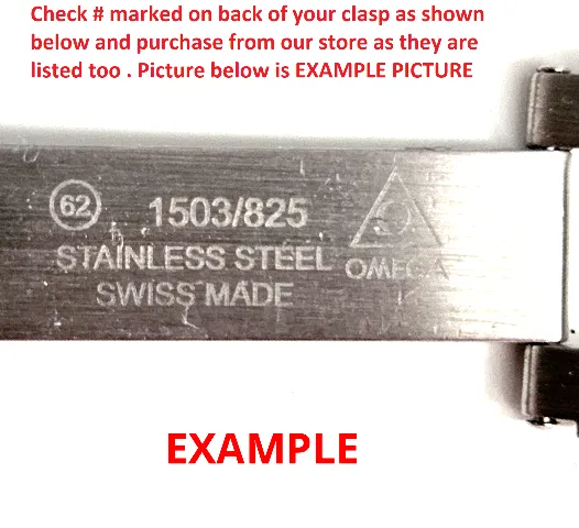 20MM WATCH BAND LINK FOR 45.5MM OMEGA SEAMASTER  BRACELET 1591/831 or 1590/867