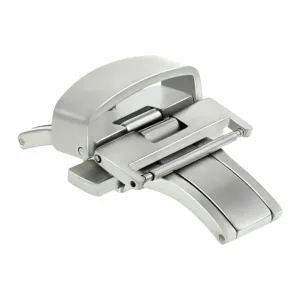 22MM DEPLOYMENT BUCKLE CLASP FOR THICKER LEATHER STRAP 3.5MM-5.5MM THICKNESS
