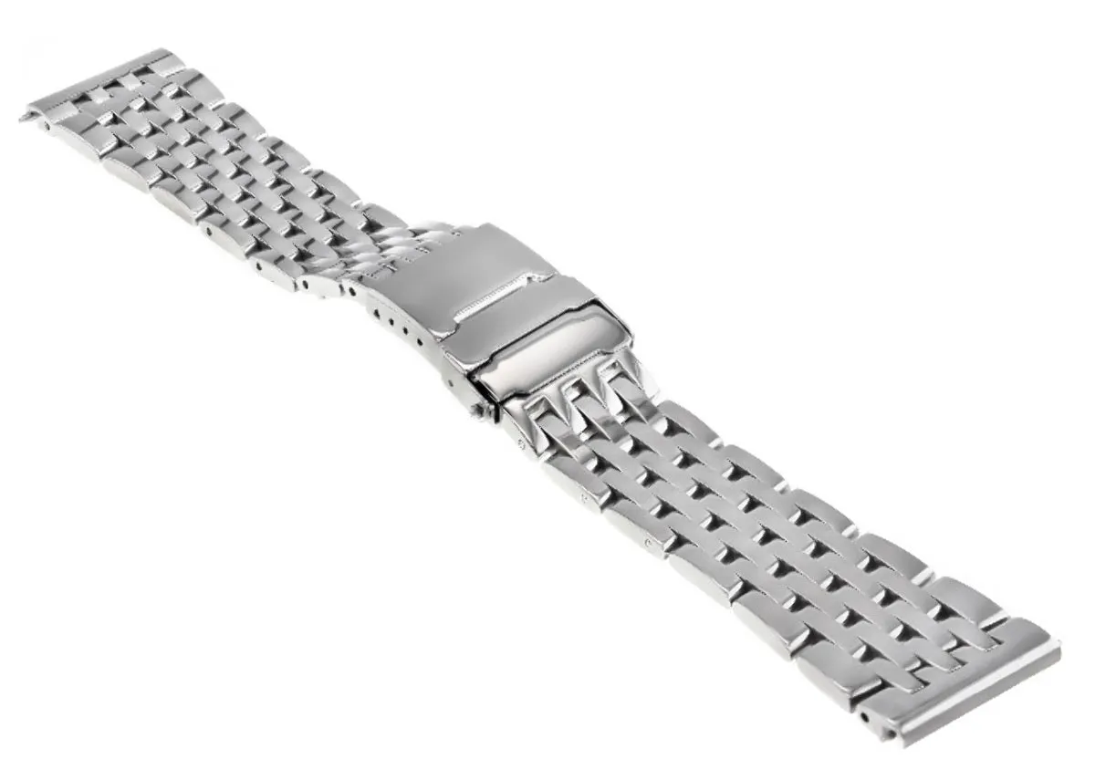 24MM WATCH BAND FOR BREITLING GMT 46 A24322 CHRONOMAT AVENGER 7 LINK SHINY SS RD