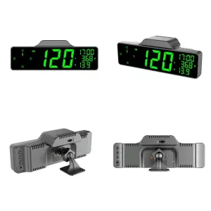 8 Inch Car Hud Gps Speedometer With Compass Multifunction Display