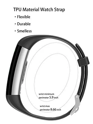 Activity Tracker Fitness Trackers Smart Watch with Body Temperature Heart Rate Blood Pressure Monitor IP68 Waterproof with Sleep Monitor Calorie Step Counter for Women Men