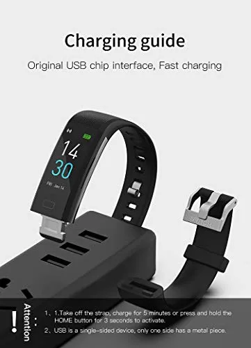 Activity Tracker Fitness Trackers Smart Watch with Body Temperature Heart Rate Blood Pressure Monitor IP68 Waterproof with Sleep Monitor Calorie Step Counter for Women Men