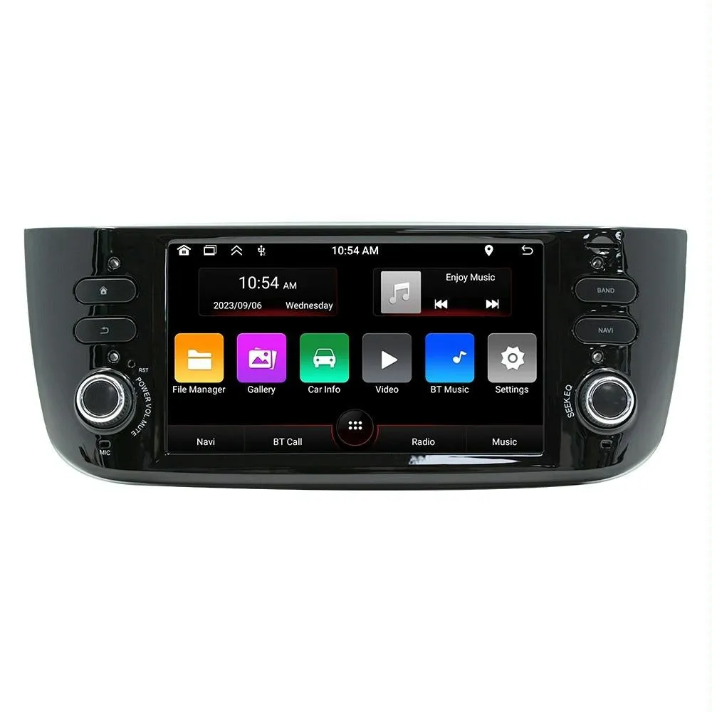 Android Navigation Bluetooth Fm Radio For Fiat Linea Punto Evo 2012-2015 1   32G Memory