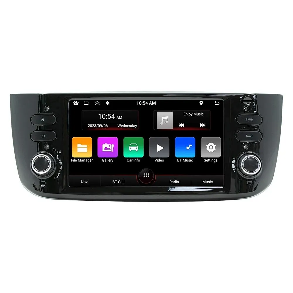 Android Navigation Bluetooth Fm Radio For Fiat Linea Punto Evo 2012-2015 1   32G Memory