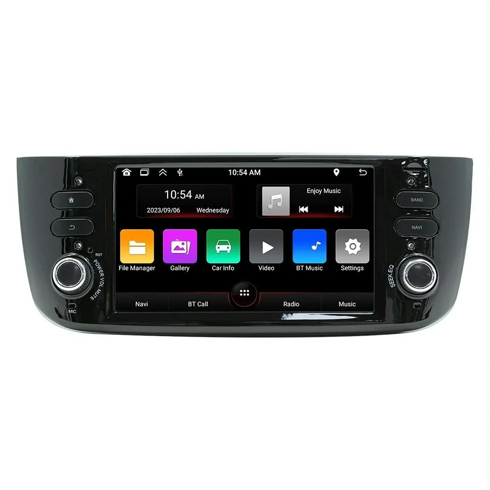 Android Navigation Bluetooth Fm Radio For Fiat Linea Punto Evo 2012-2015 1   32G Memory