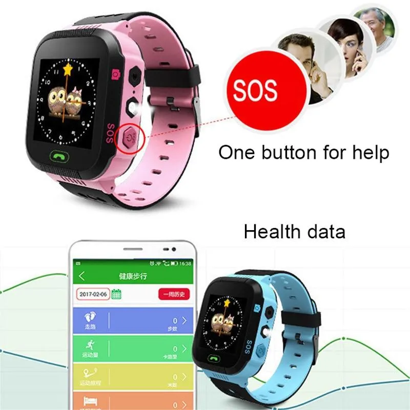 Anti-Lost Simple Smartwatch and GPS Tracker for Kids