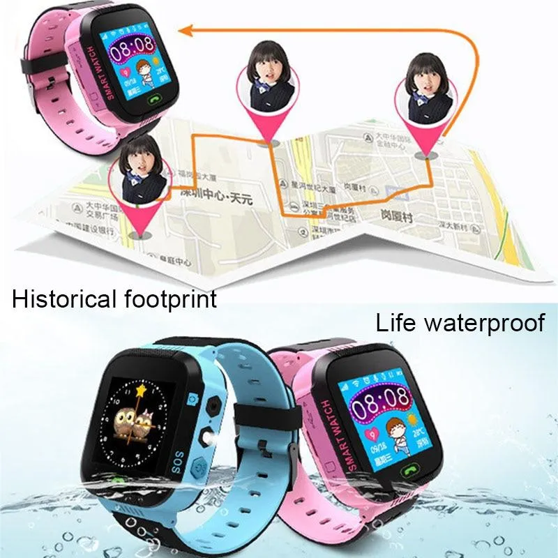 Anti-Lost Simple Smartwatch and GPS Tracker for Kids