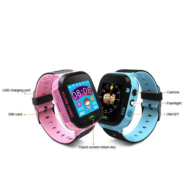 Anti-Lost Simple Smartwatch and GPS Tracker for Kids