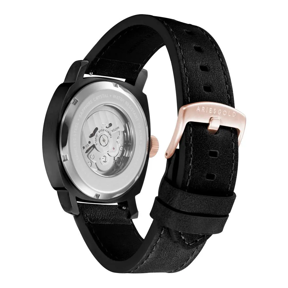 Aries Gold Vanguard G 9025 BKRG-BKRG Watch