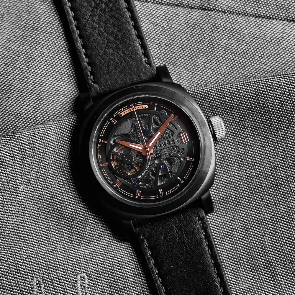 Aries Gold Vanguard G 9025 BKRG-BKRG Watch