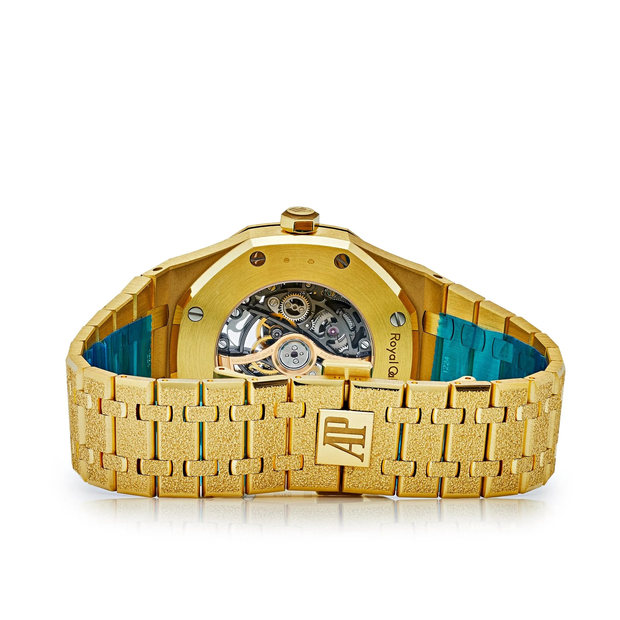 Audemars Piguet Royal Oak 15412BA.ZG.1224BA.01 Double Balance Wheel Frosted-Openworked Yellow Gold (2022)