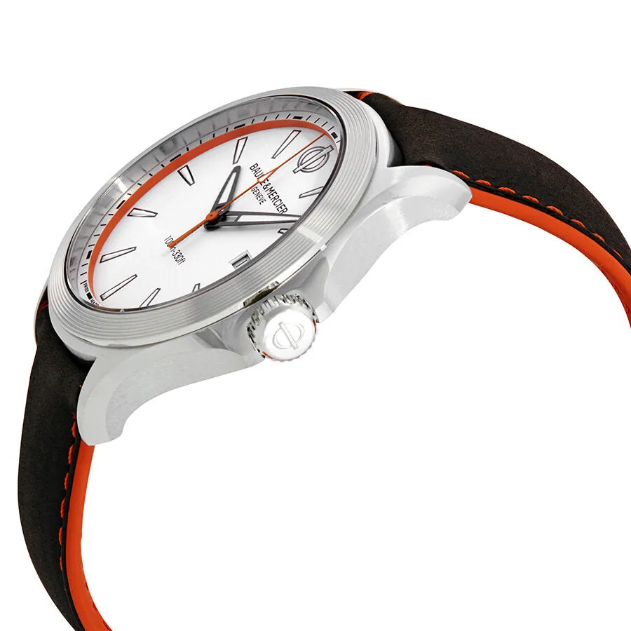Baume et Mercier Clifton White Dial Men's Watch 10410