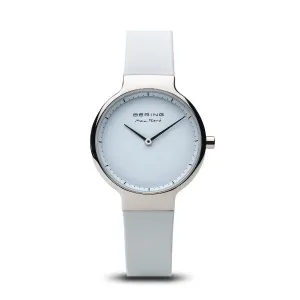 Bering - Max René Polished Silver, White 31mm