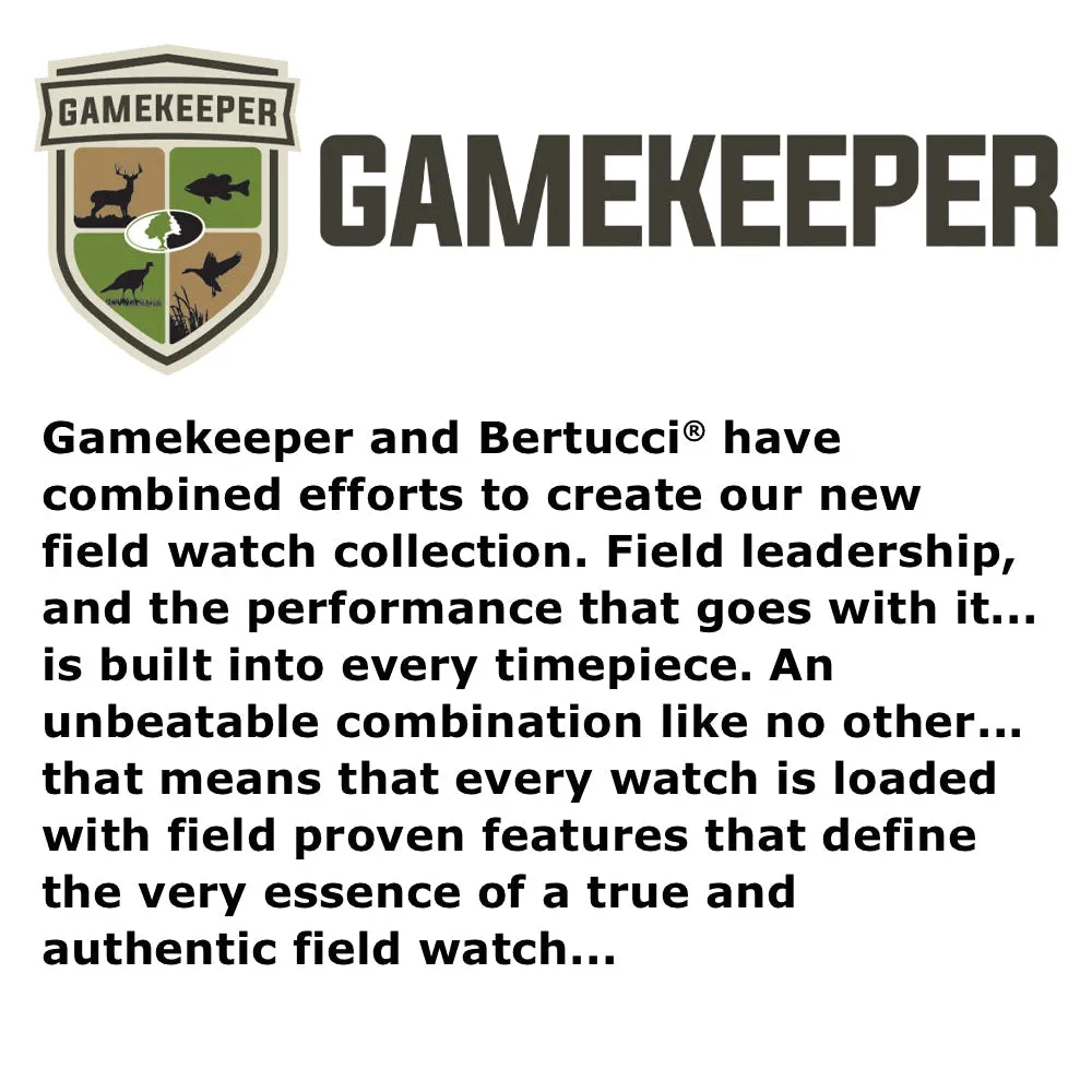 Bertucci Gamekeeper Unisex Defender Olive / Blaze Stripe Nylon Band Mossy Oak Bottomland Quartz Dial Watch - 13378