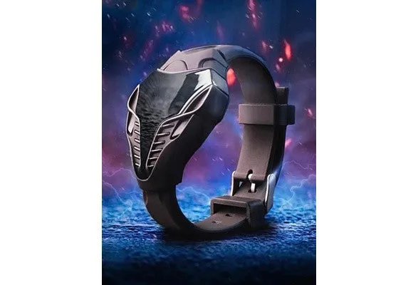 Black Color Men's LED Digital Watch Cobra Triangle Dial Silicone Sports Watches (Màu: màu đen)