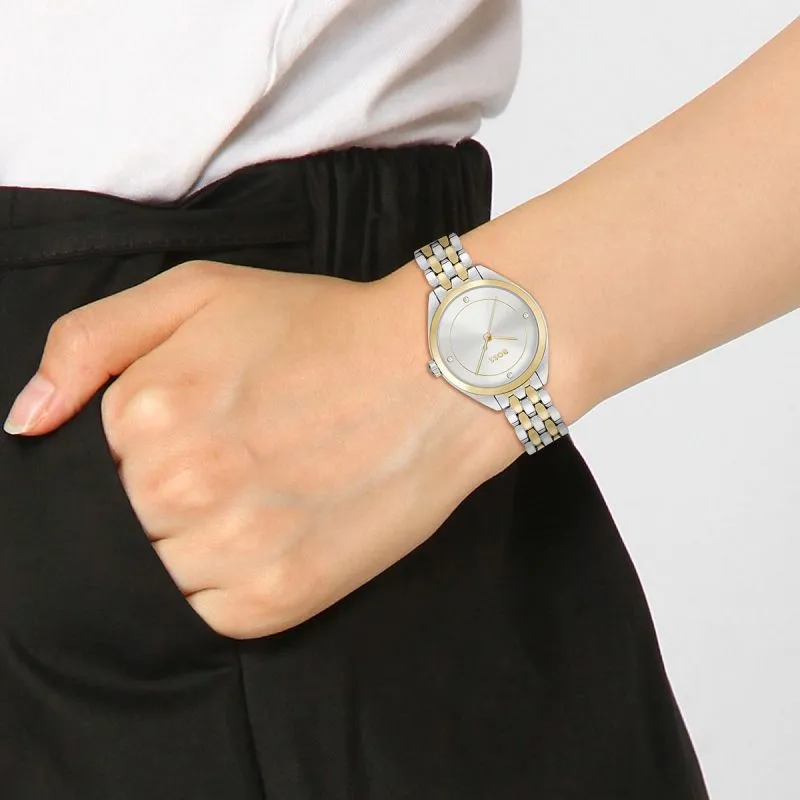 BOSS 24mm Silver Stainless Steel Mae Quartz Ladies Watch