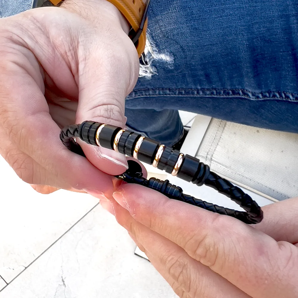 Braided Leather Bracelet