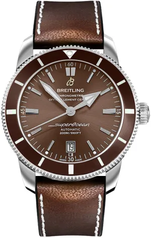 Breitling Superocean Heritage II Bronze Dial Men's Leather/Rubber Watch AB202033/Q618-295S