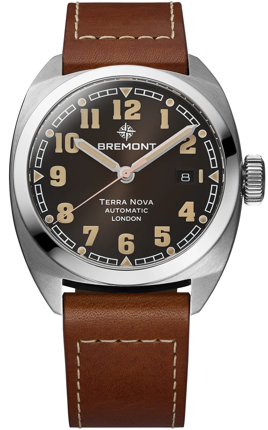 Bremont Terra Nova 40.5 Date Black Leather