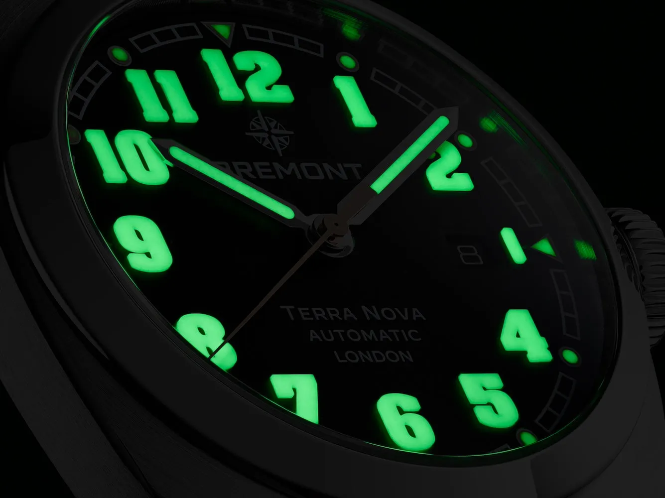 Bremont Terra Nova 40.5 Date Black Leather
