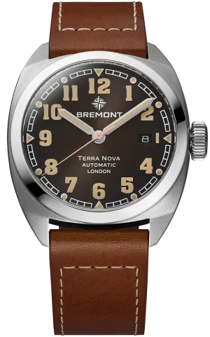 Bremont Terra Nova 40.5 Date Black Leather