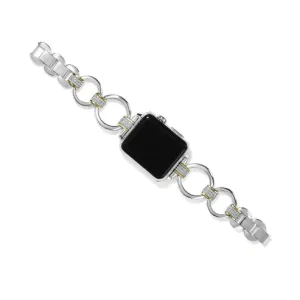 Brighton | Meridian Tempo Watch Band in Silver Tone