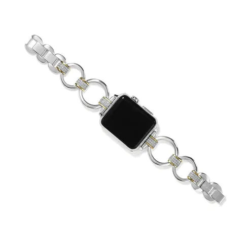 Brighton | Meridian Tempo Watch Band in Silver Tone