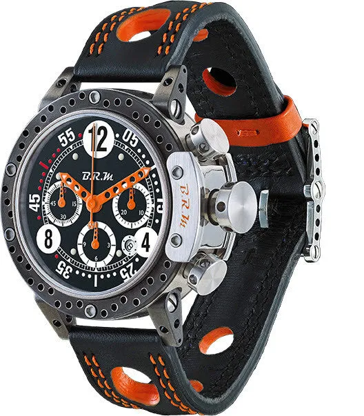 B.R.M. Watch DDF12-44 Orange Hands