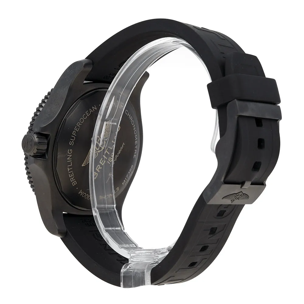 BRT Pre-Owned Watch Superocean AutoMTic 46 Blacksteel Black
