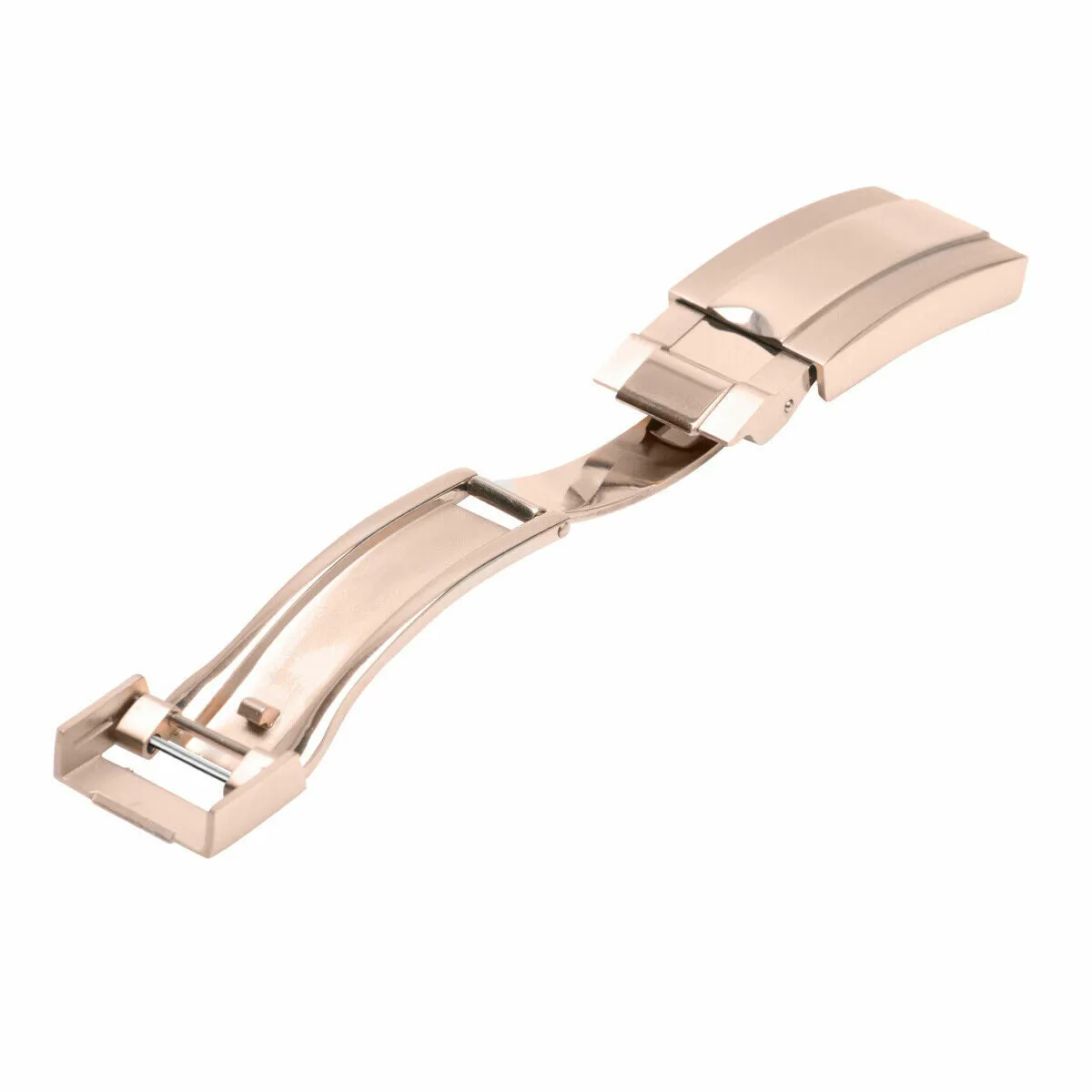 BUCKLE CLASP FOR ROLEX DAYTONA DATEJUST GMT LEATHER BAND WATCH STRAP 9 X 16 ROSE